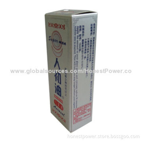 Folding Gift Boxes, Made of Silver Card Paper, Customized Designs and Sizes Accepted